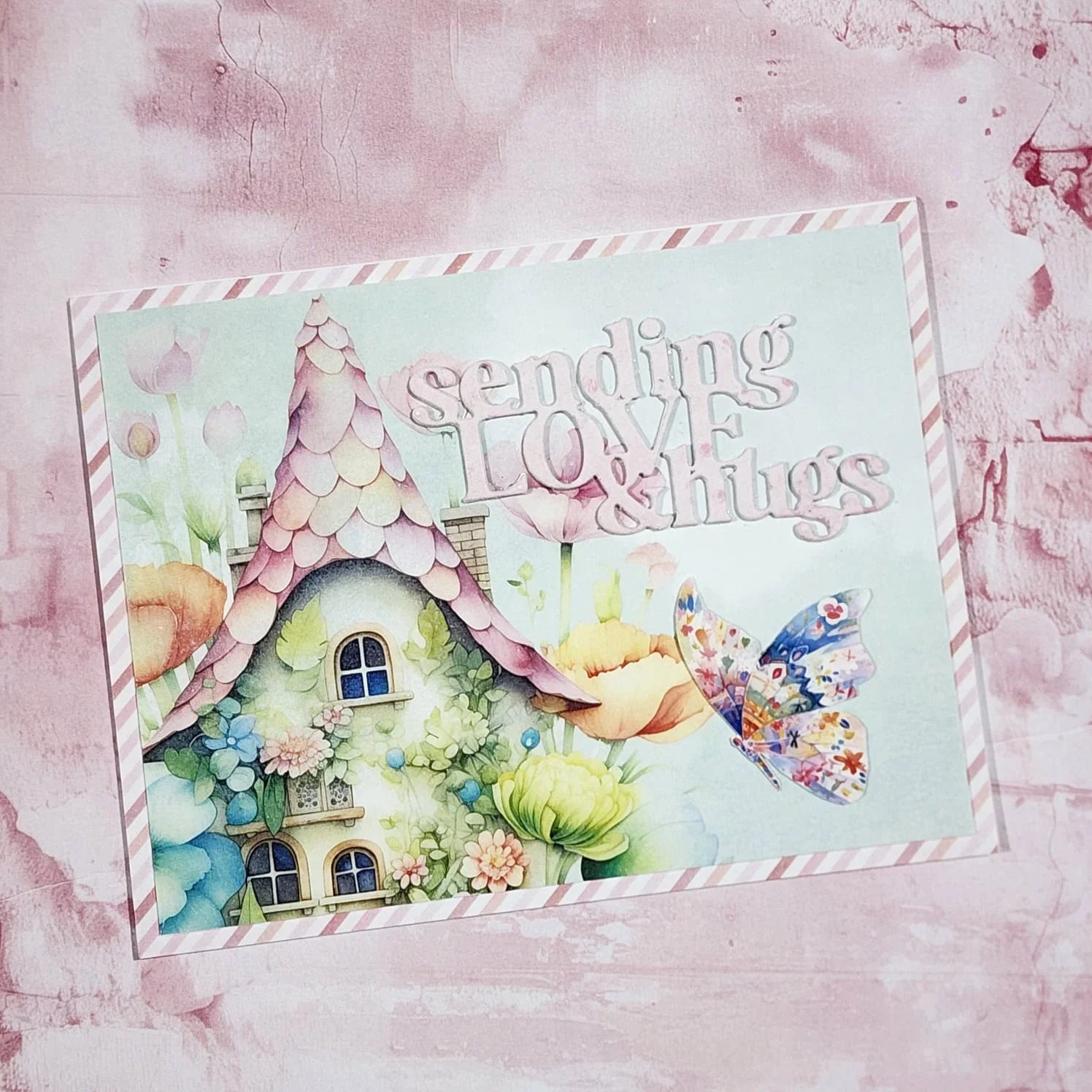 Sending Love & Hugs Metal Cutting Die 33861