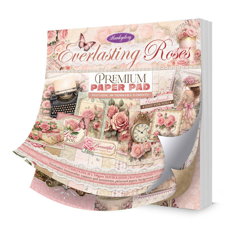 Premium Paper Pads - Everlasting Roses