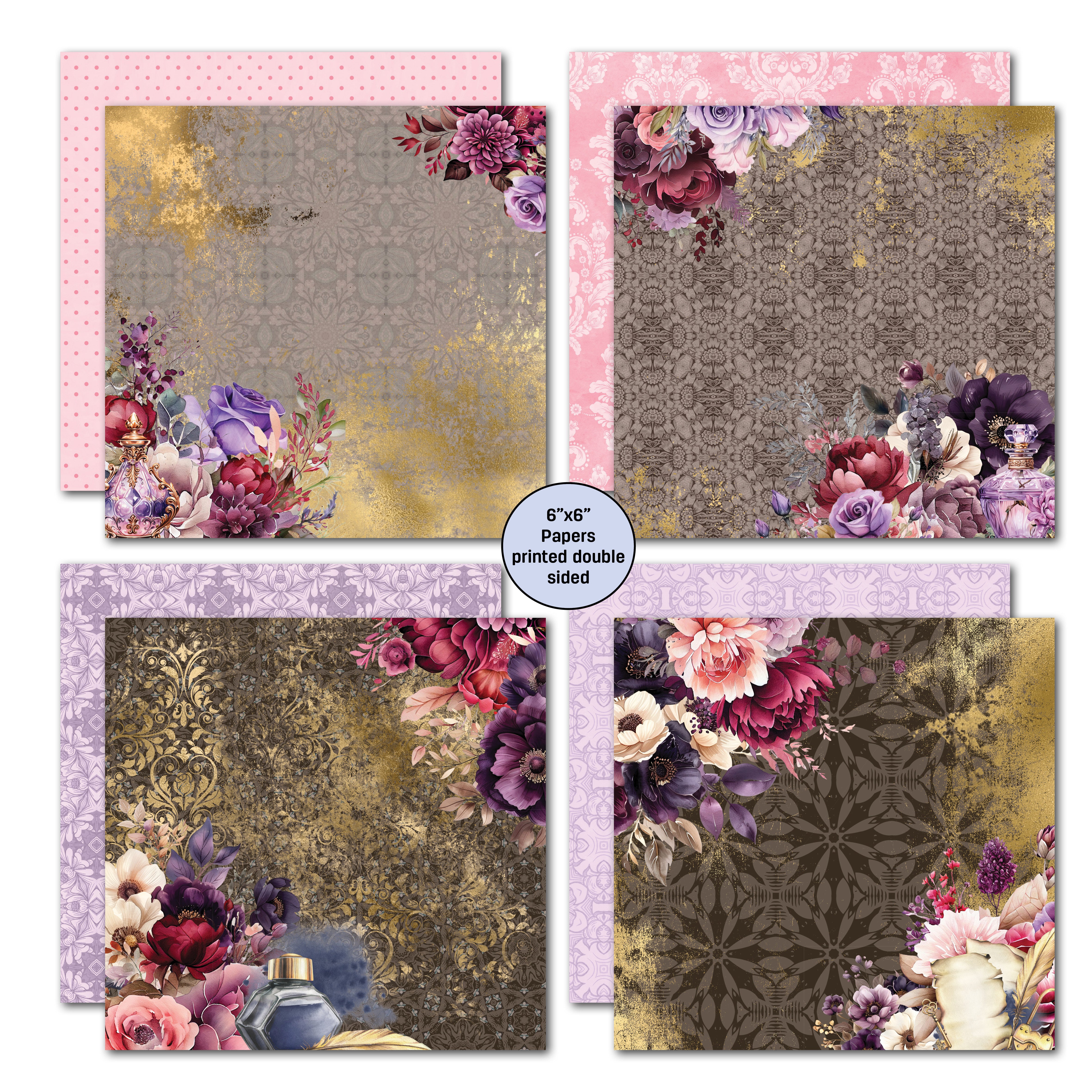3Quarter Designs Petal Serenade 6x6 Paper Pack