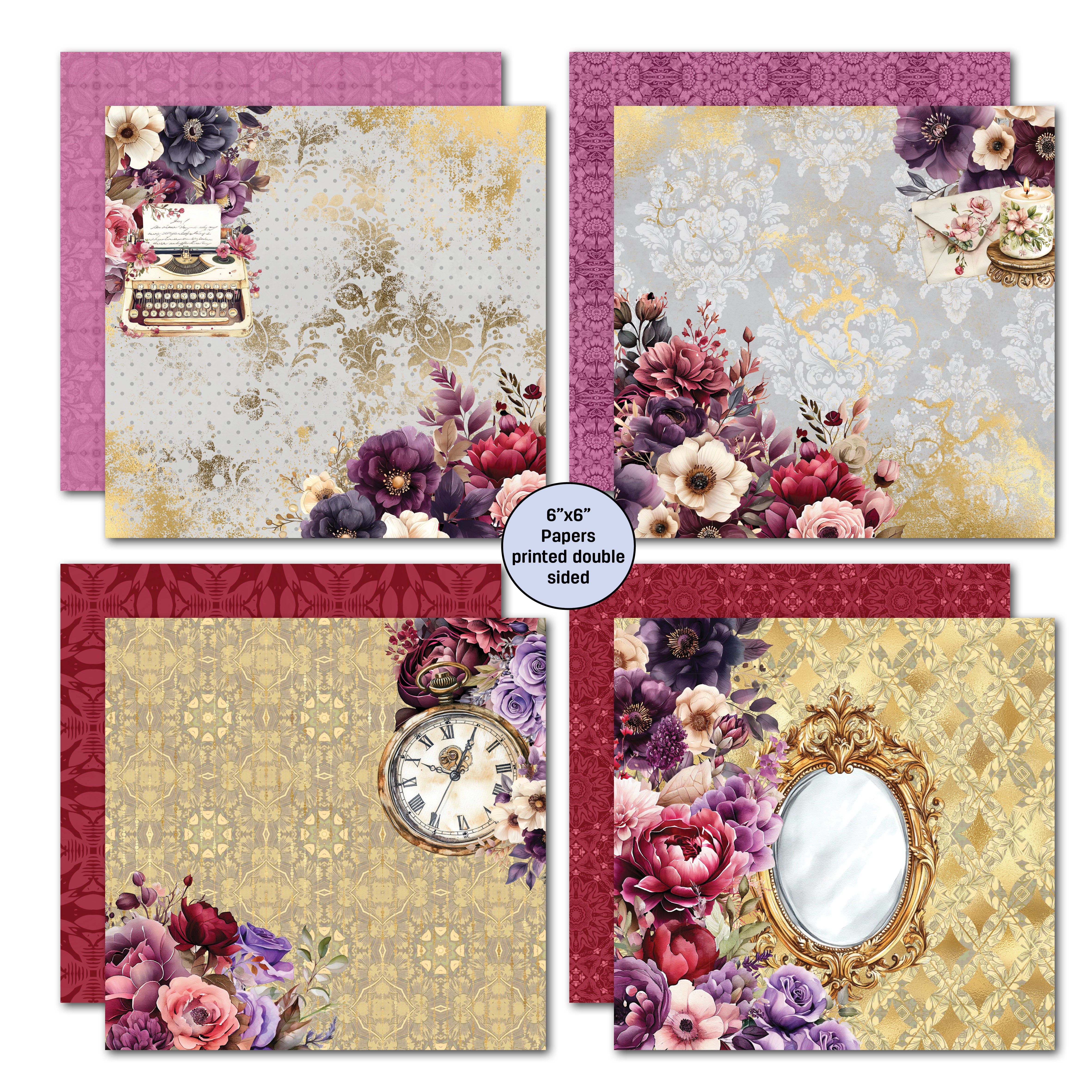 3Quarter Designs Petal Serenade 6x6 Paper Pack