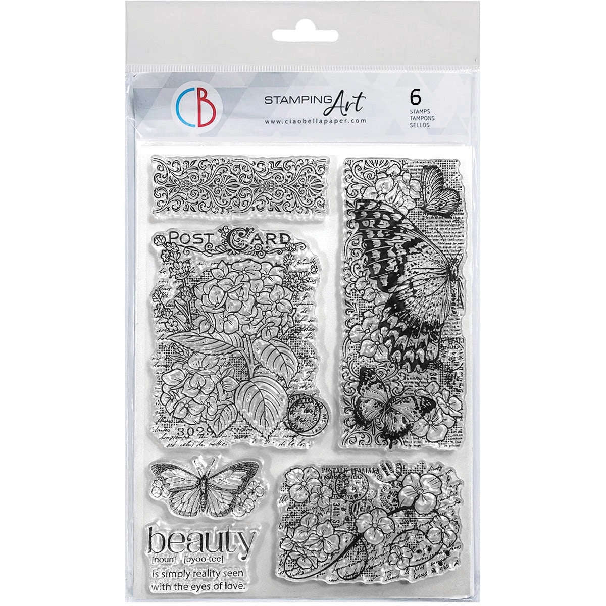 Clear Stamp Set 6x8" Majestic Delight