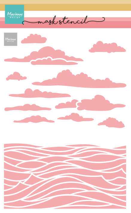 Marianne Design Mask Stencil - Sea Scenery