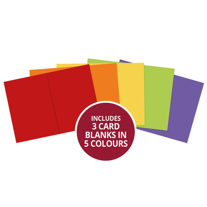 Adorable Scorable Pre-Scored Card Blanks - A5 Brights Selection