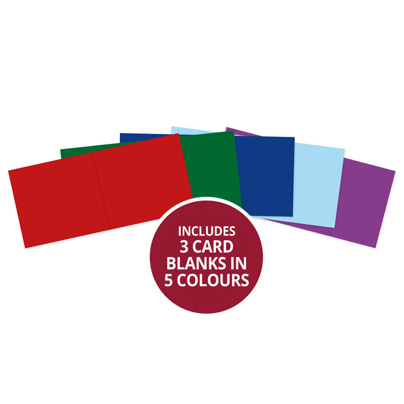 Adorable Scorable Pre-Scored Card Blanks - 6" x 6" Christmas Selection