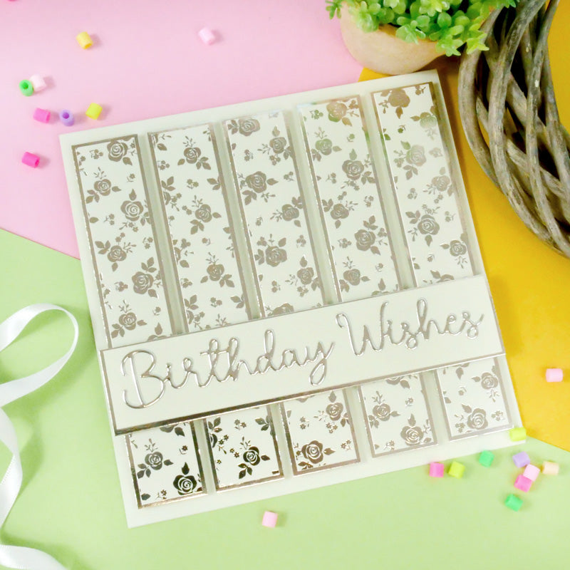 Adorable Scorable Pre-Scored Card Blanks - A Touch of Colour 6" x 6"