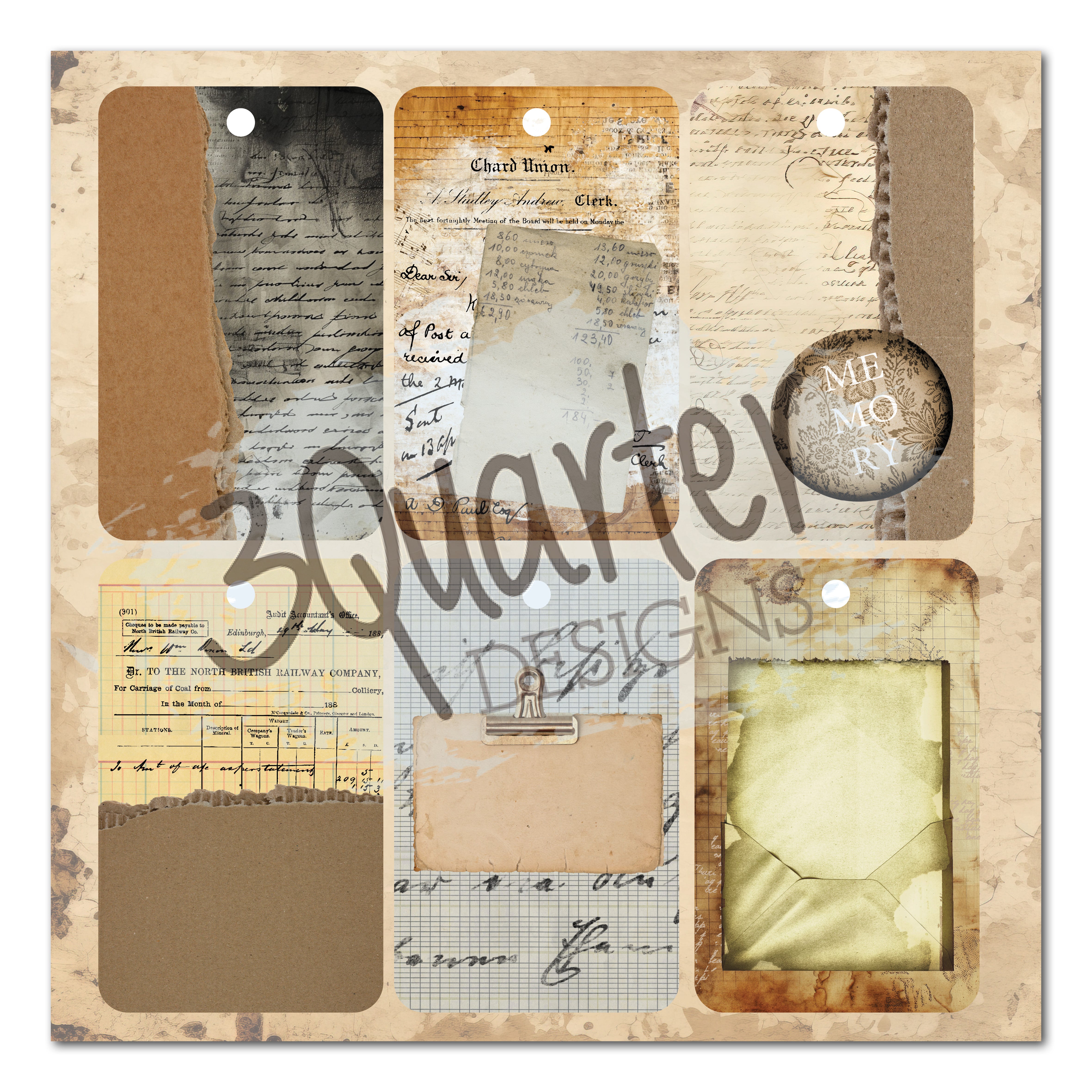 3Quarter Designs Paper Tales 8x8 Paper Pack & Diecuts Set