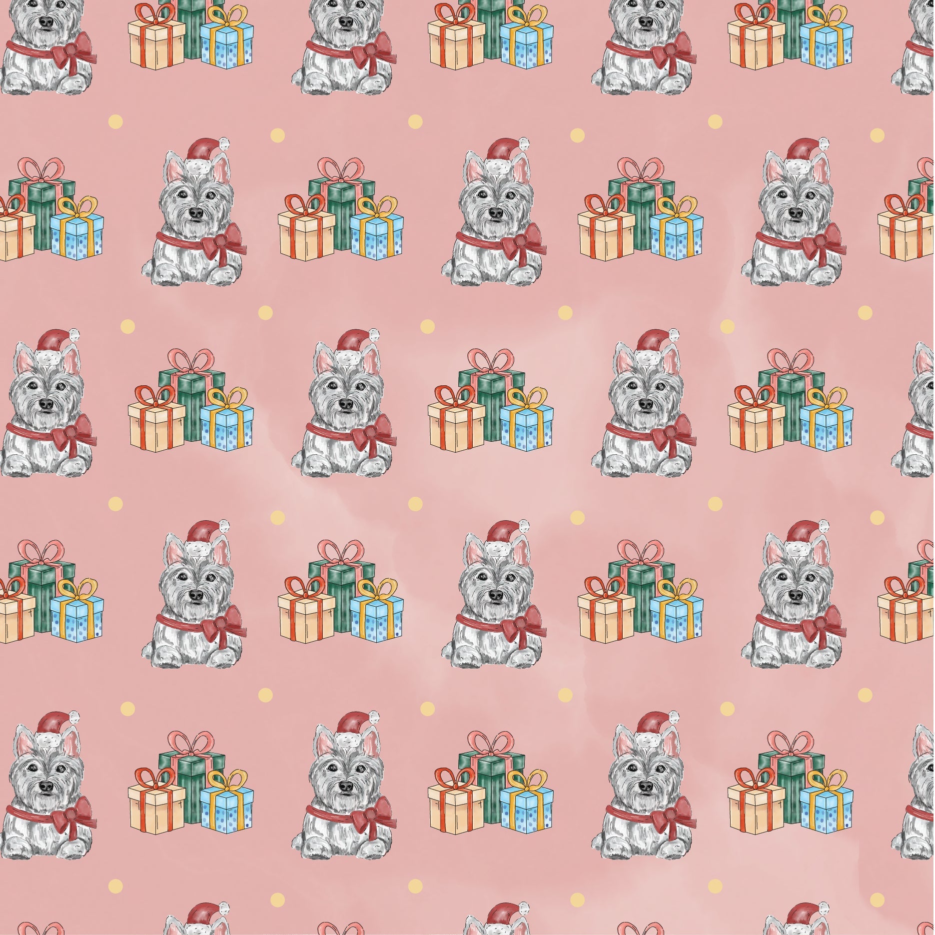 Crafter’s Companion Santa Paws 6”x6” Paper Pad