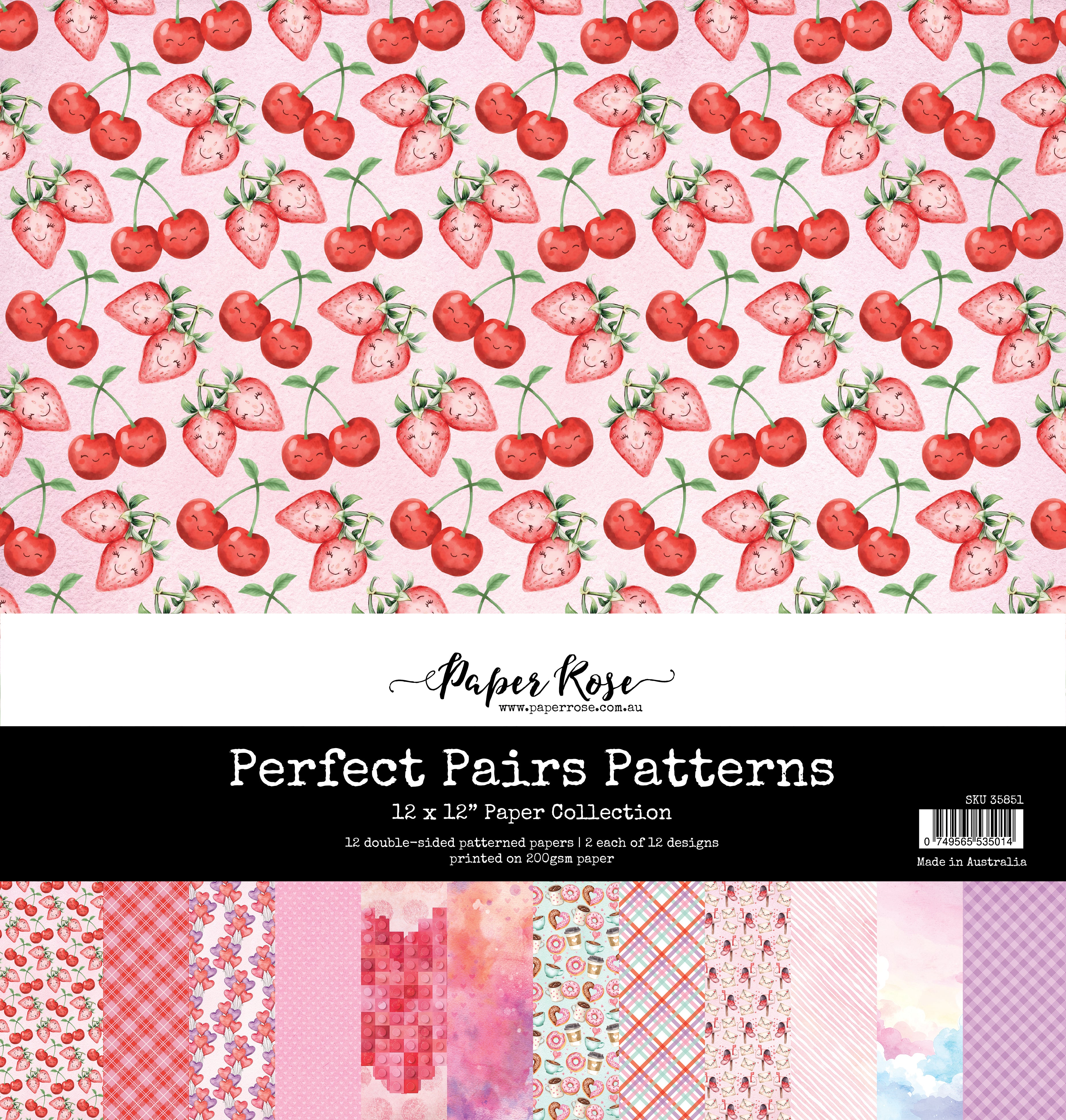 Perfect Pairs Patterns 12x12 Paper Collection 35851