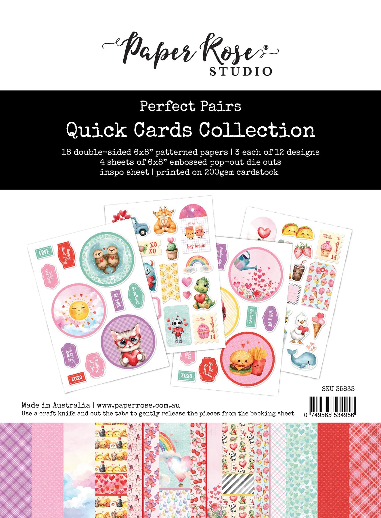 Perfect Pairs 6x8 Quick Cards Kit 35833