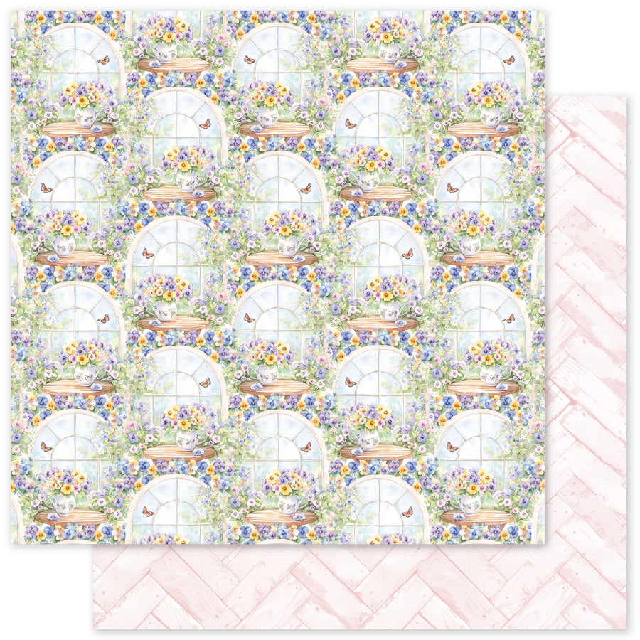 Petals & Pansies Basics 12x12 Paper Collection 36403