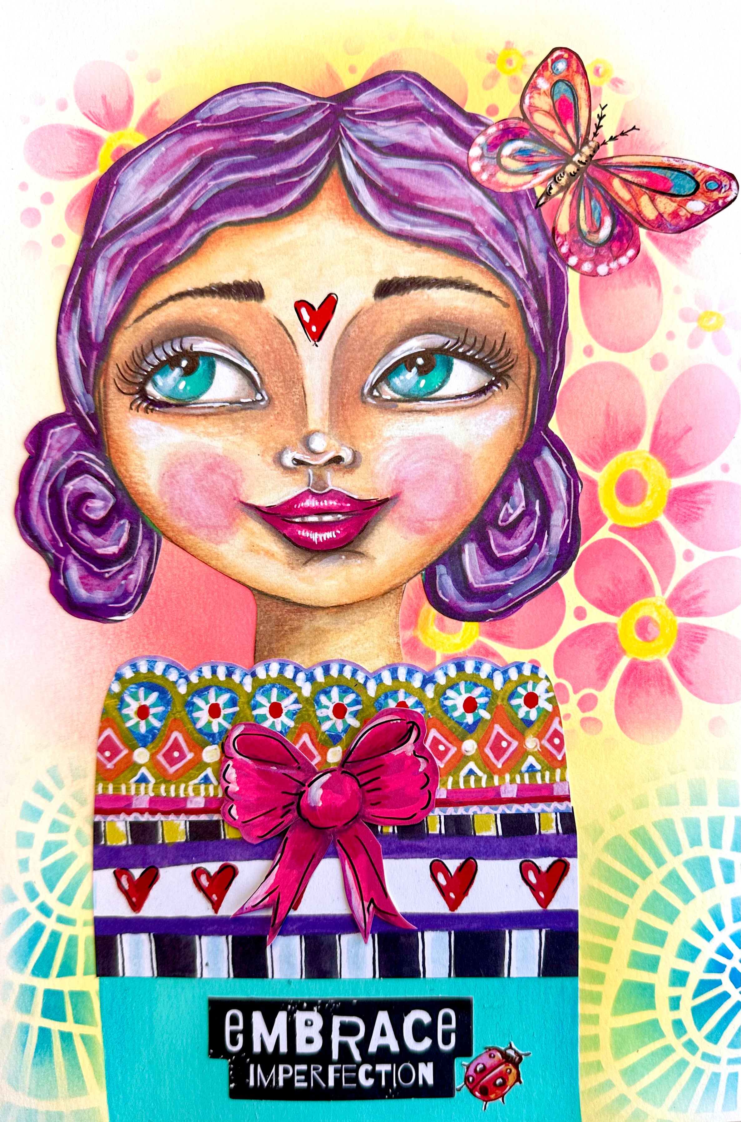 ABM Mask A Lot Of Daisies Art by Marlene 1 Piece