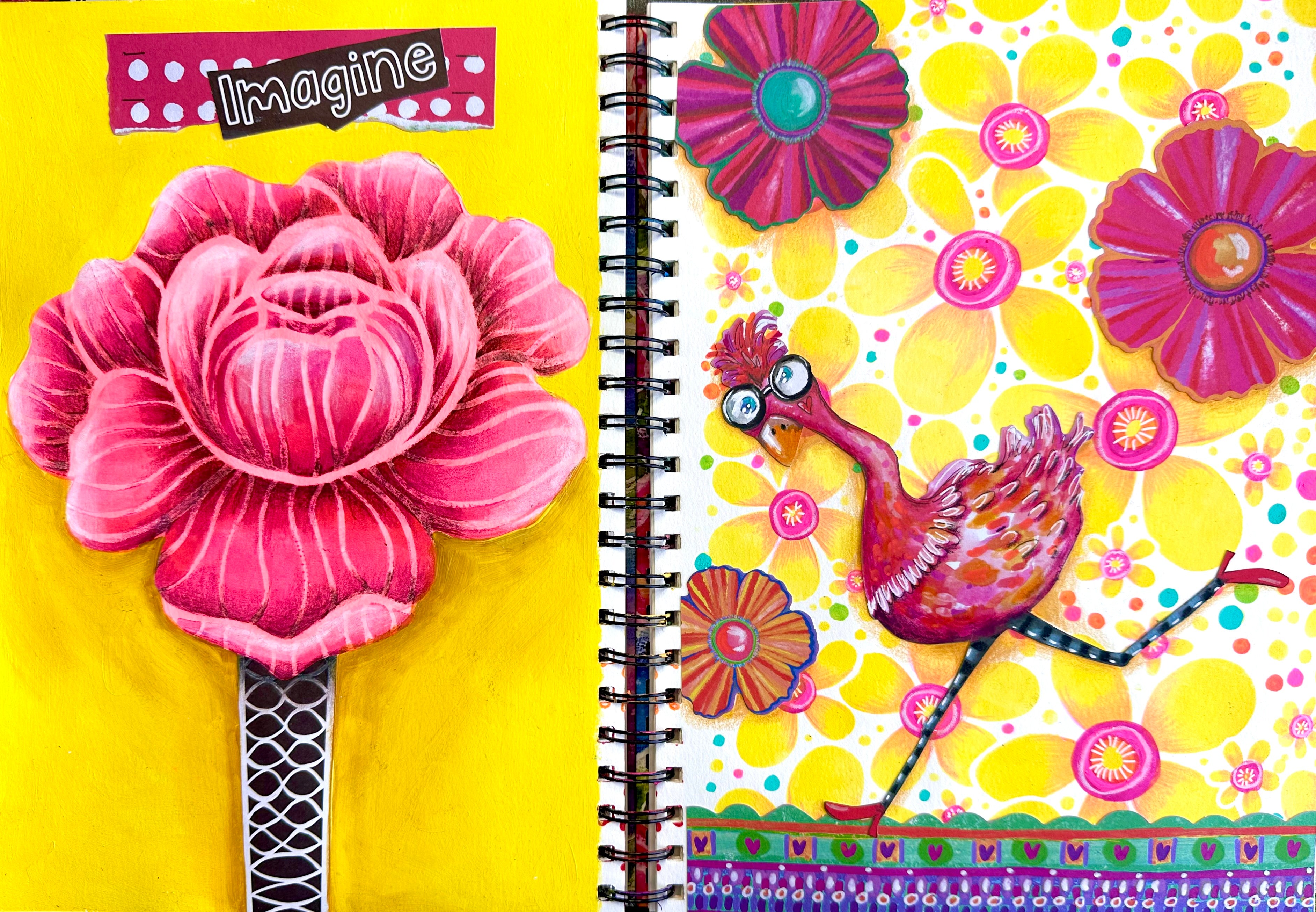 ABM Art Journal ATC-Size Art by Marlene 1 Piece