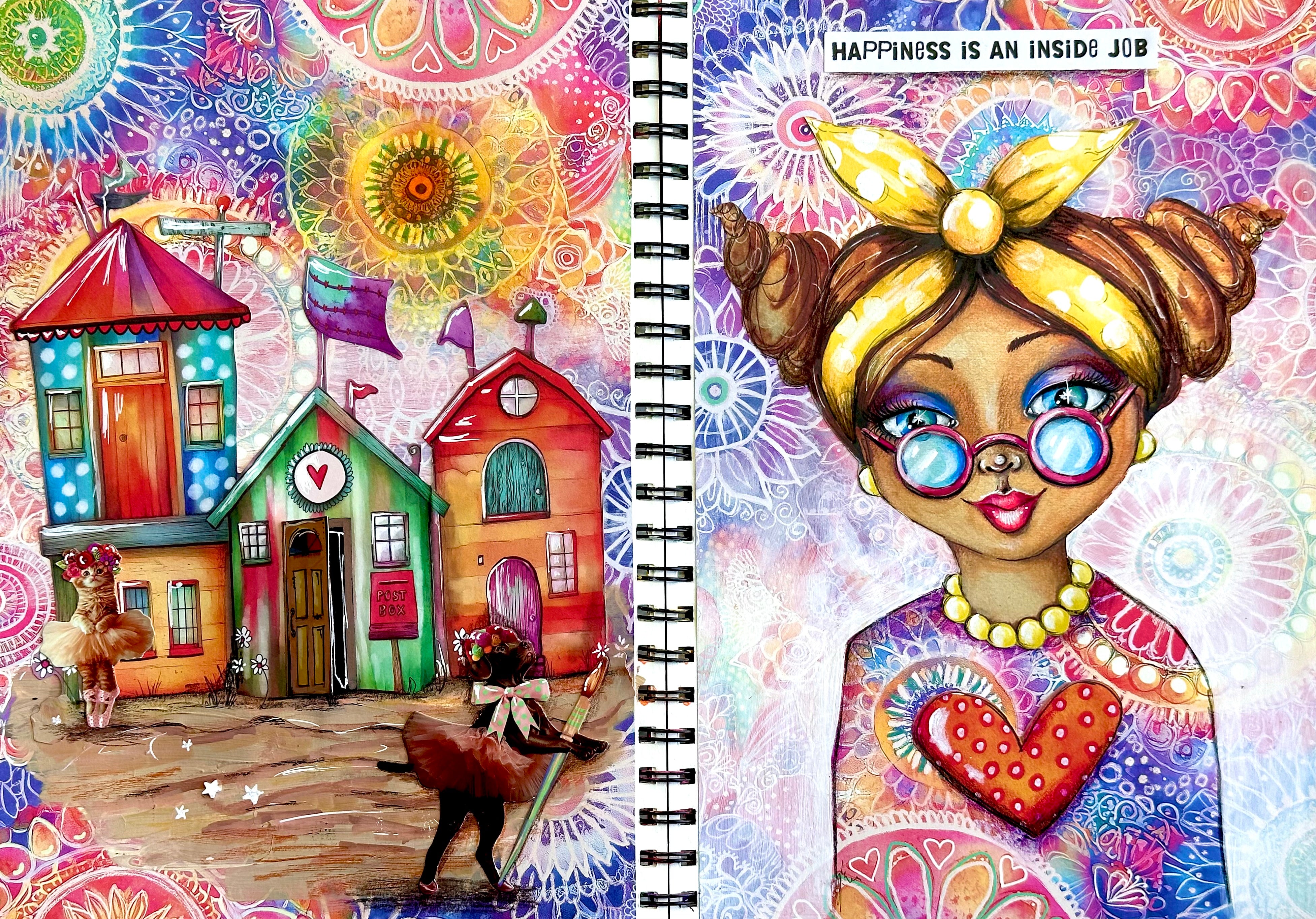 ABM Art Journal ATC-Size Art by Marlene 1 Piece