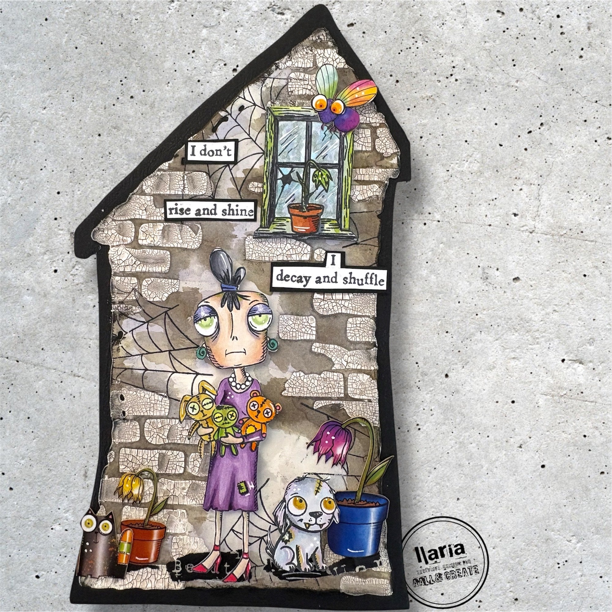 AALL and Create - A7 Stamp Set - ZOMBDee