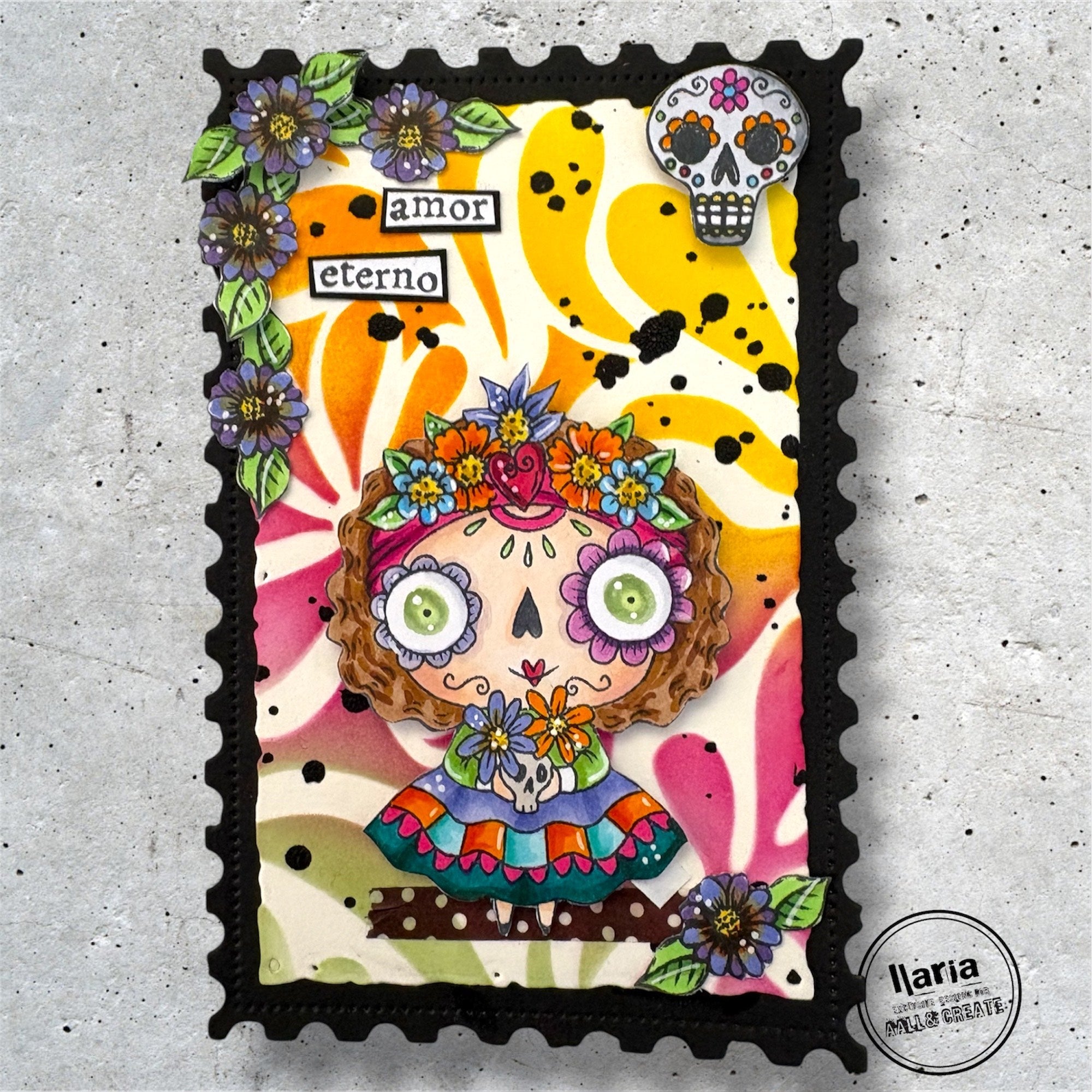 AALL and Create - A7 Stamp Set - Marigold