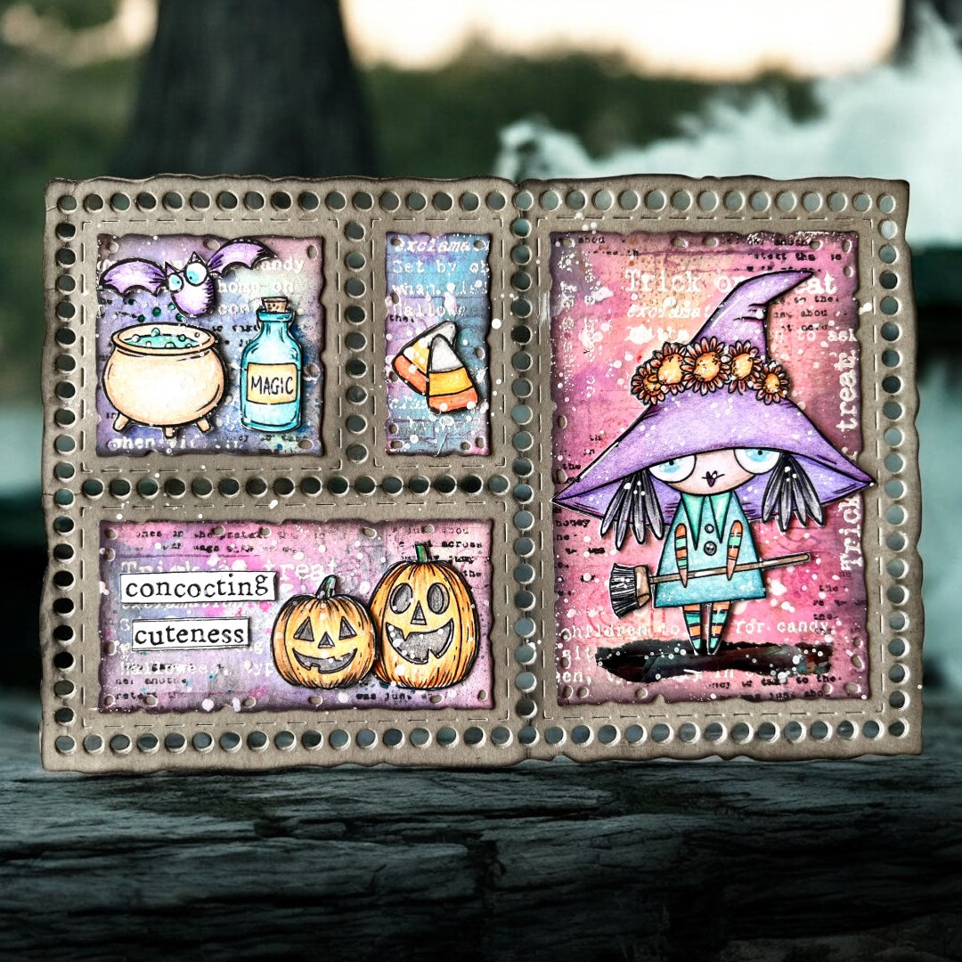 AALL and Create - A7 Stamp Set - Wee Witch