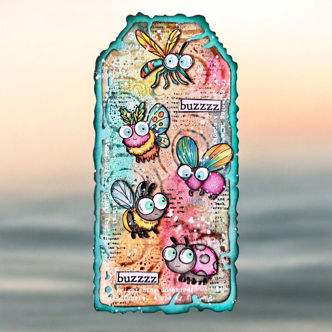 AALL and Create - A7 Stamp Set - Creepy Crawlies