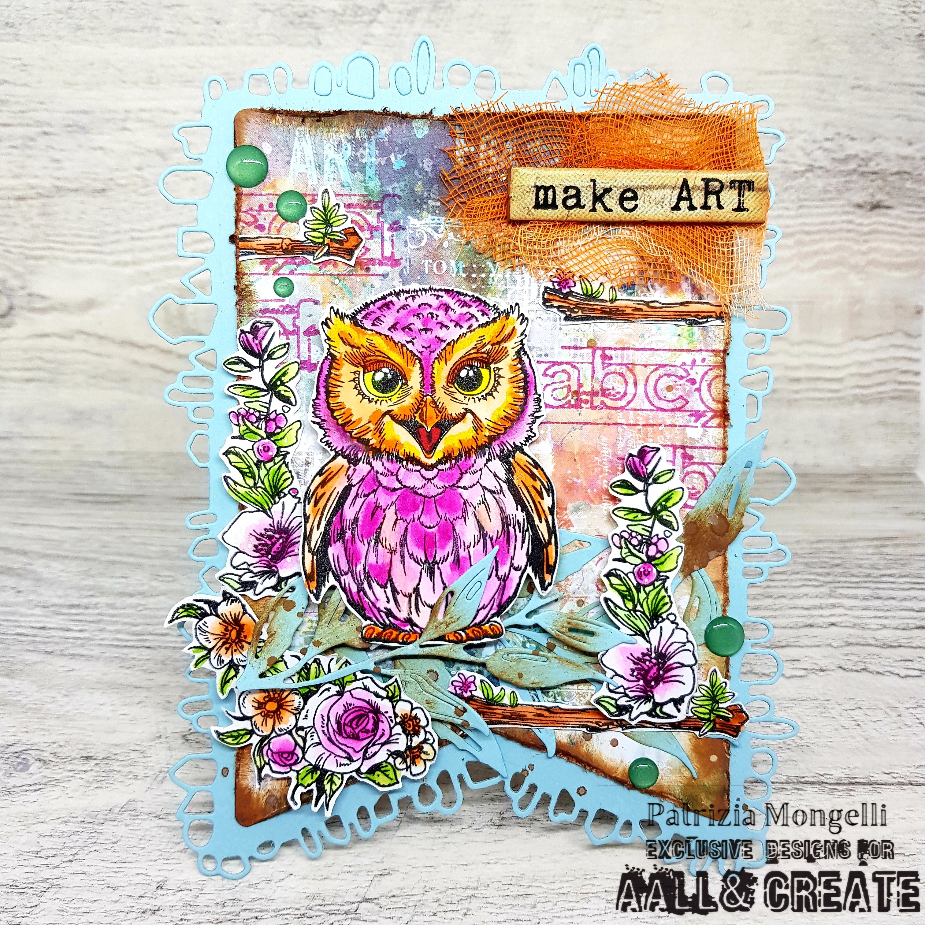 AALL and Create - A6 Stamp Set - Night Wing Petals