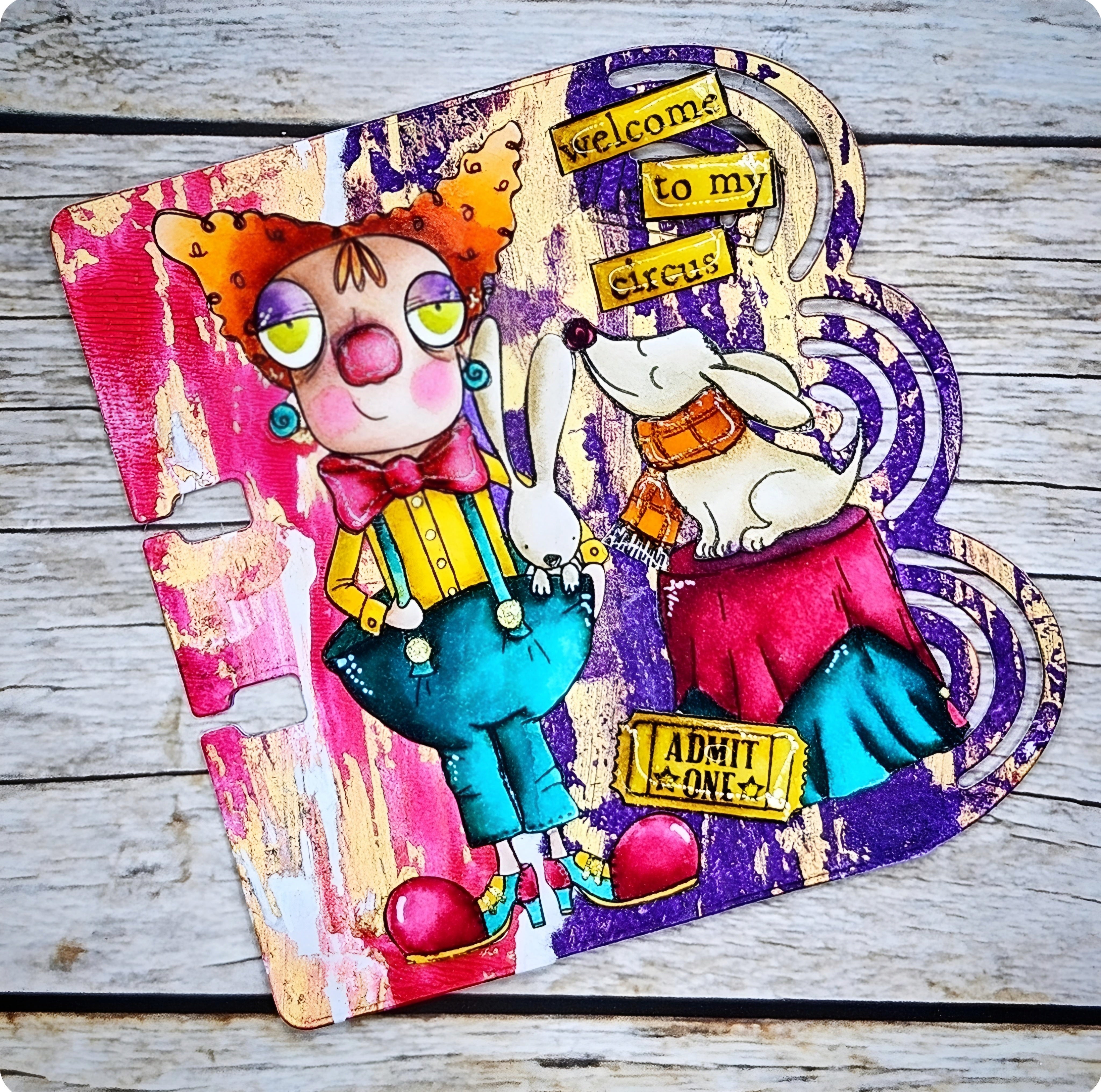 AALL and Create - A7 Stamp Set - Clown Dee