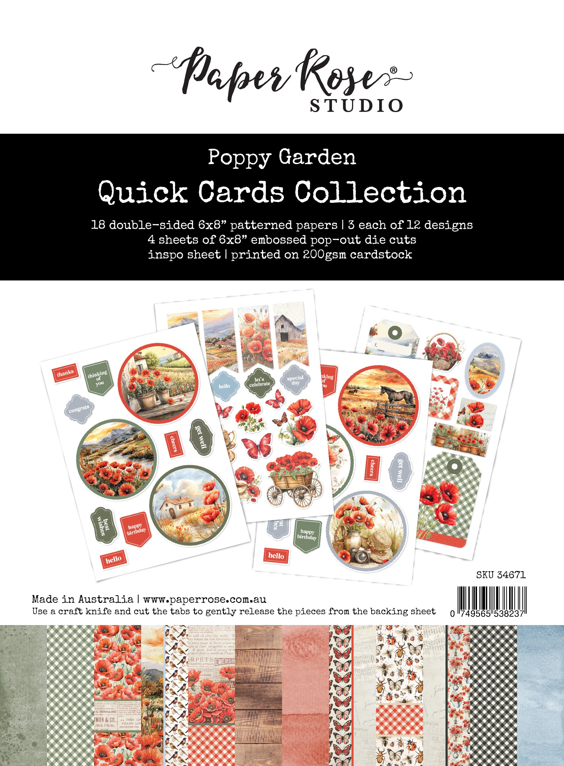 Poppy Garden Quick Card Collection 34671