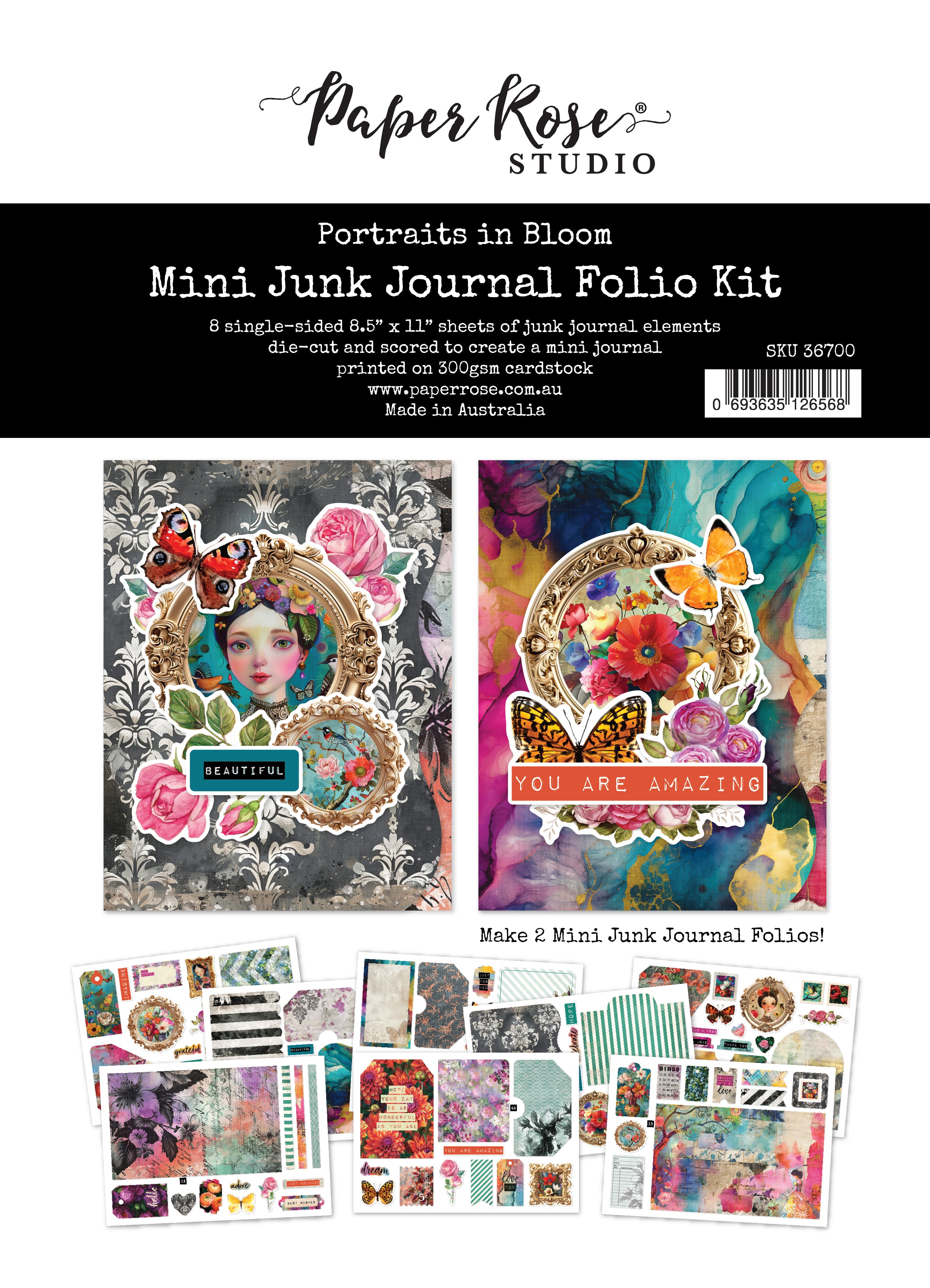 Portraits in Bloom 8.5x11" Mini Folio Kit 36700