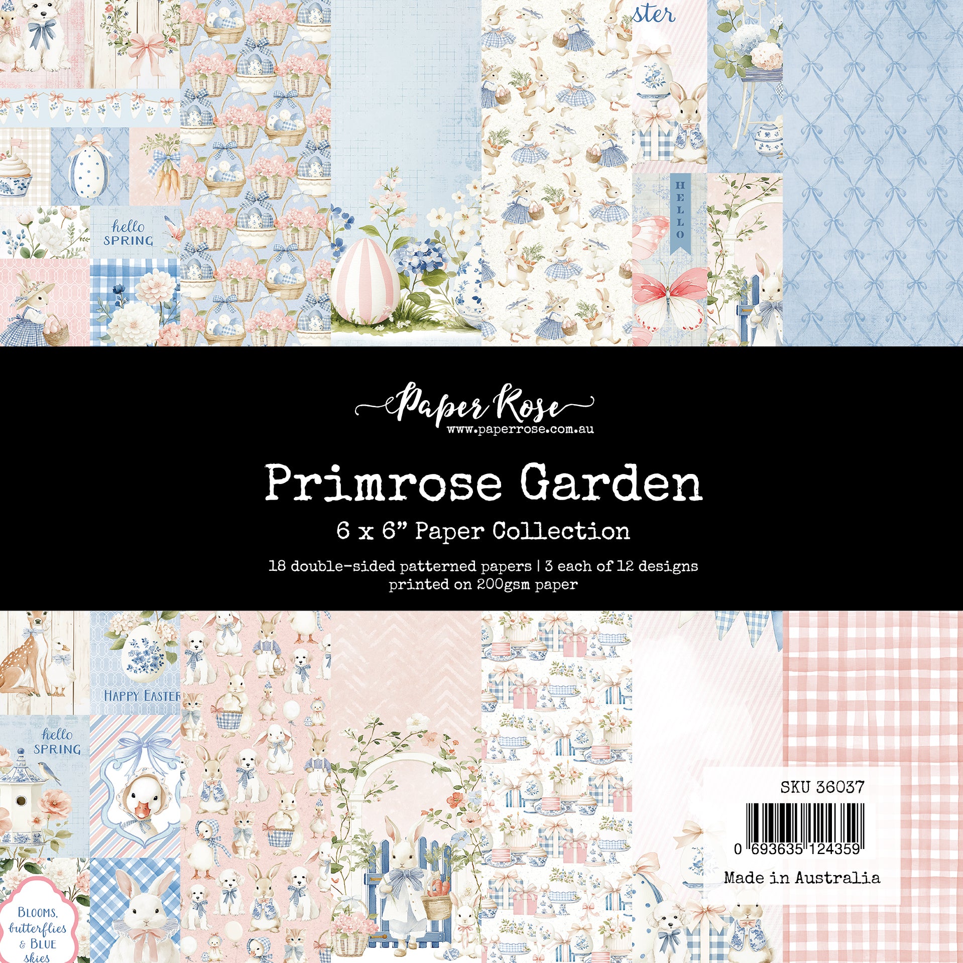 Extesy Paper Primrose Garden Easter 6x6 Paper Collection 36037
