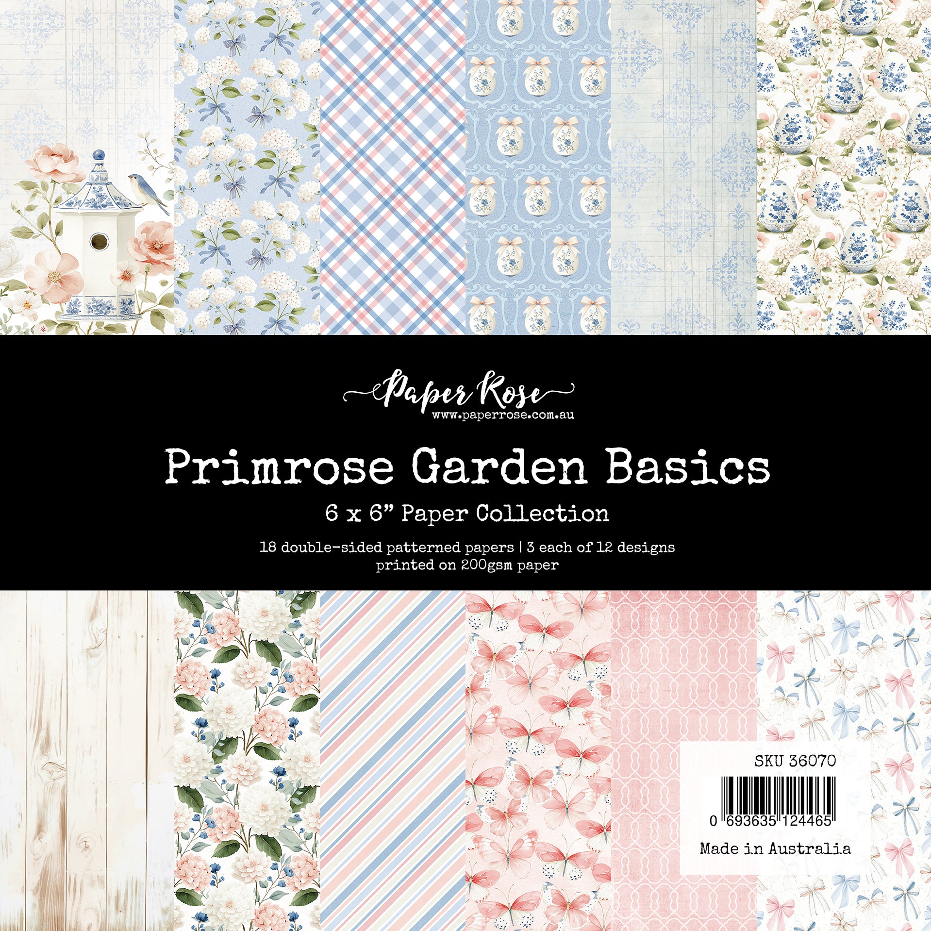 Primrose Garden Easter Basics 6x6 Paper Collection 36070