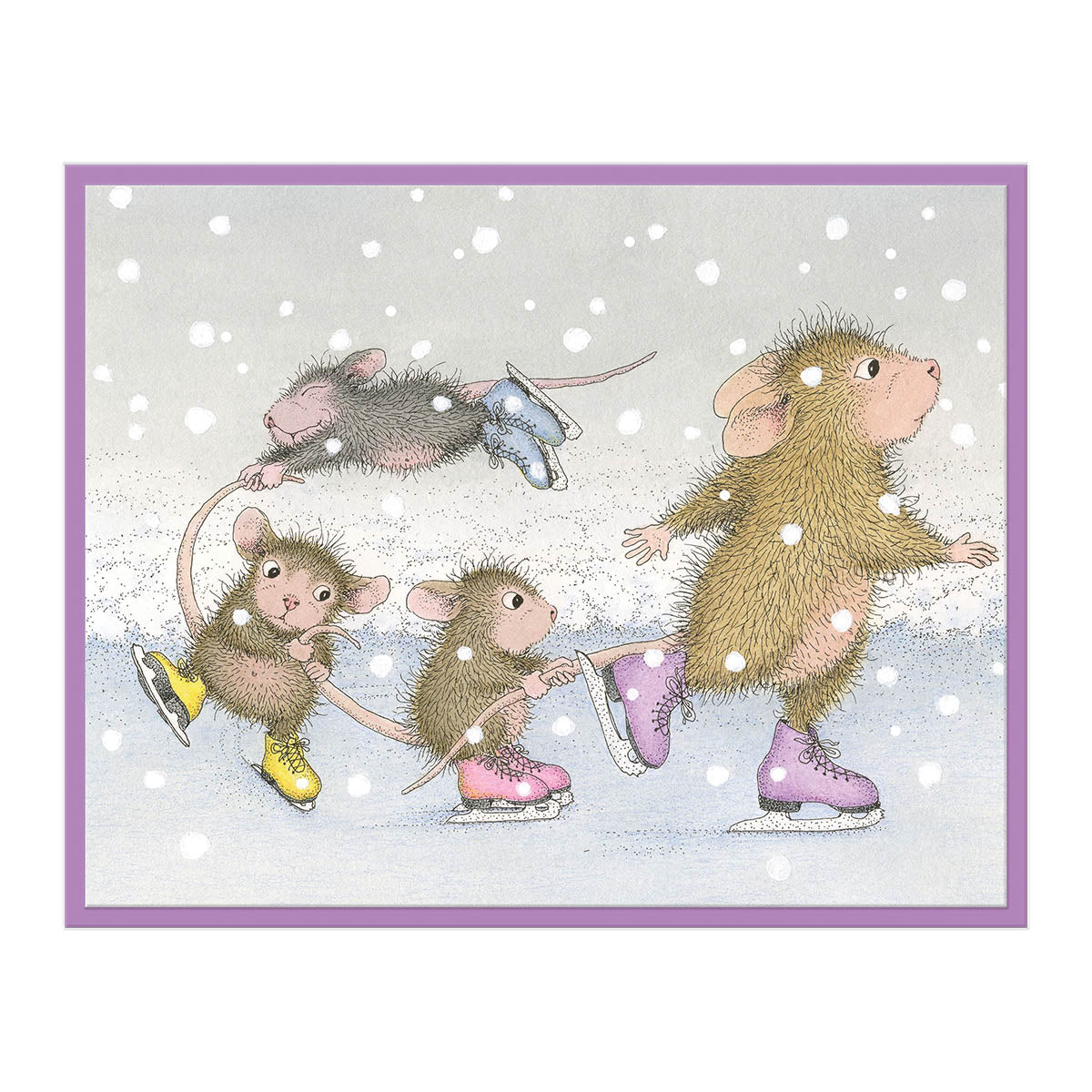 Hold On! Cling Rubber Stamp Set from the House-Mouse Holiday Collection