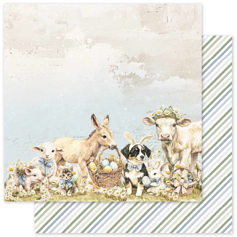 Rustic Easter B 12 x 12 Paper (12 pc Bulk Pack) 34170