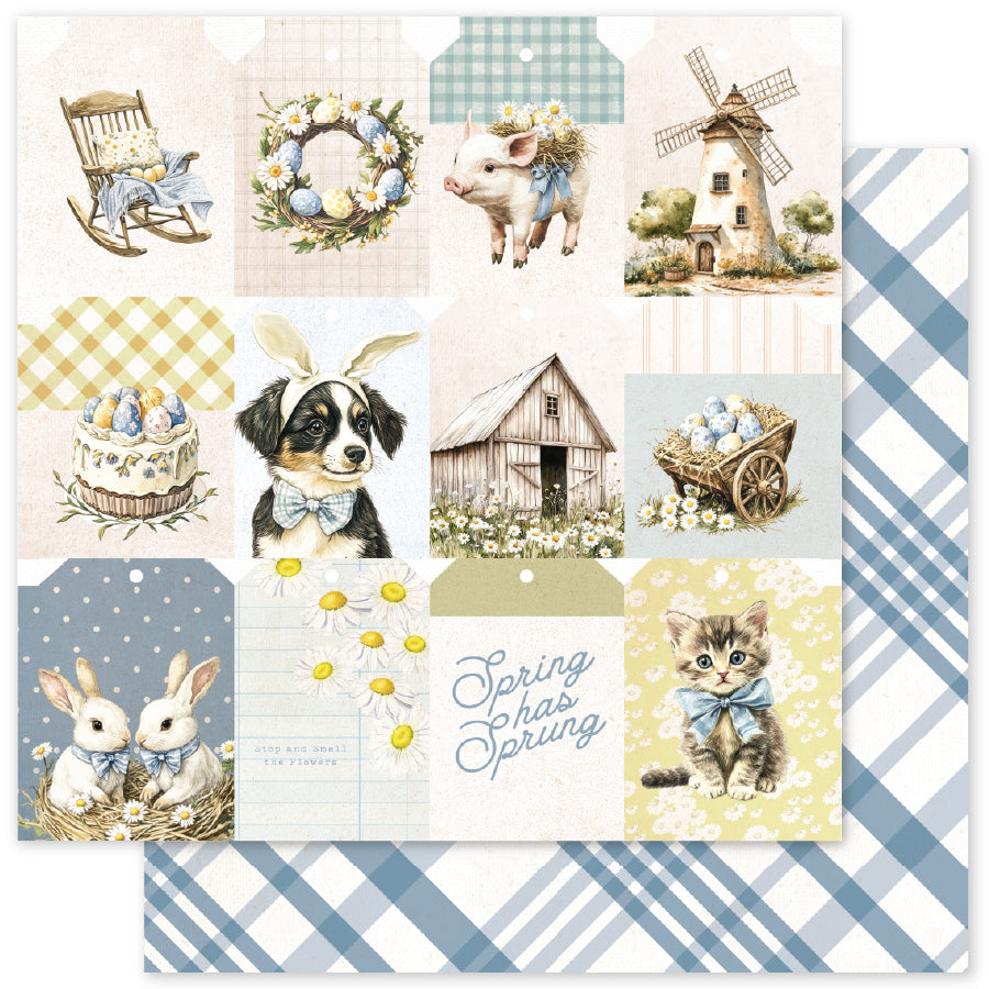 Rustic Easter E 12 x 12 Paper (12 pc Bulk Pack) 34179