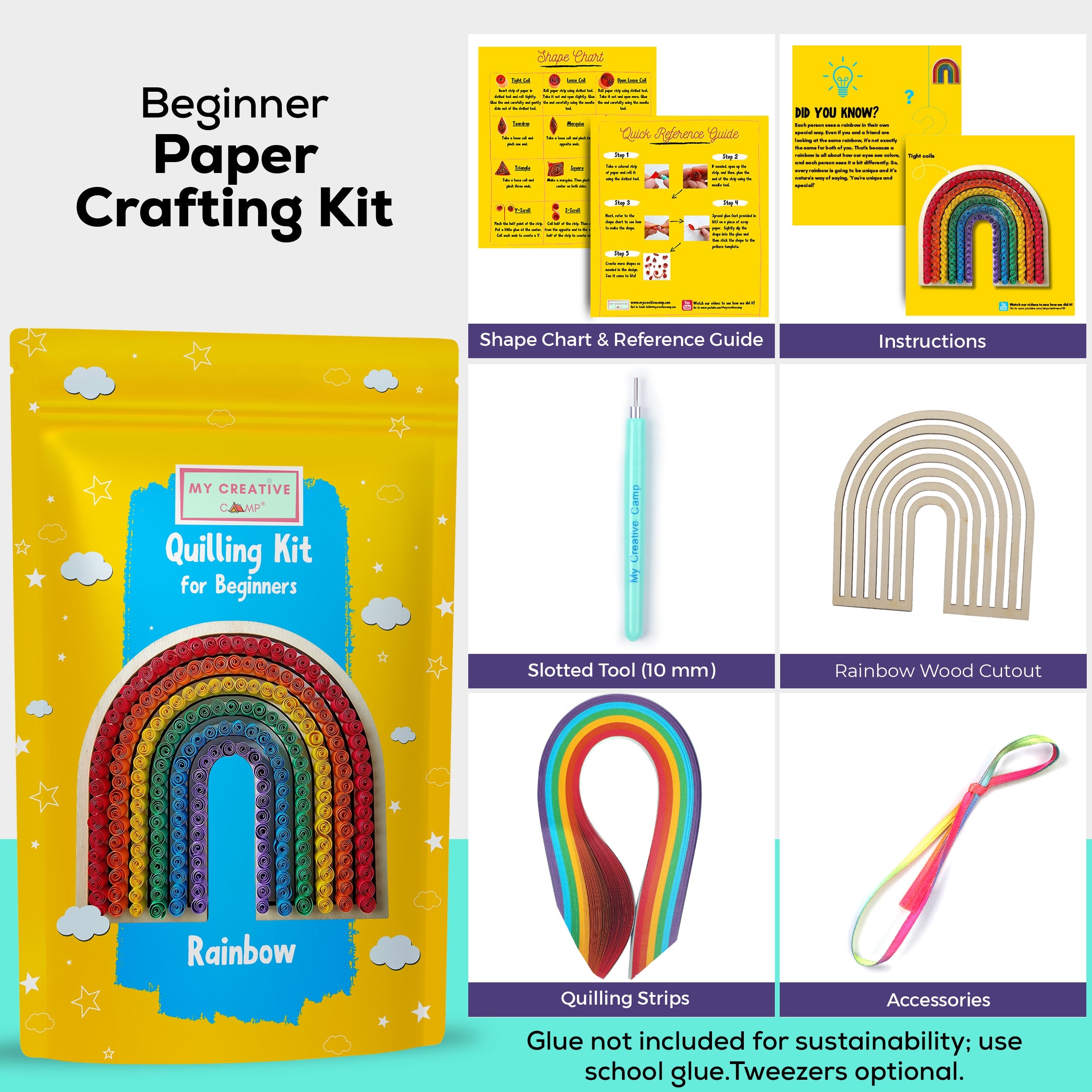 My Creative Camp Rainbow Quilling Kit