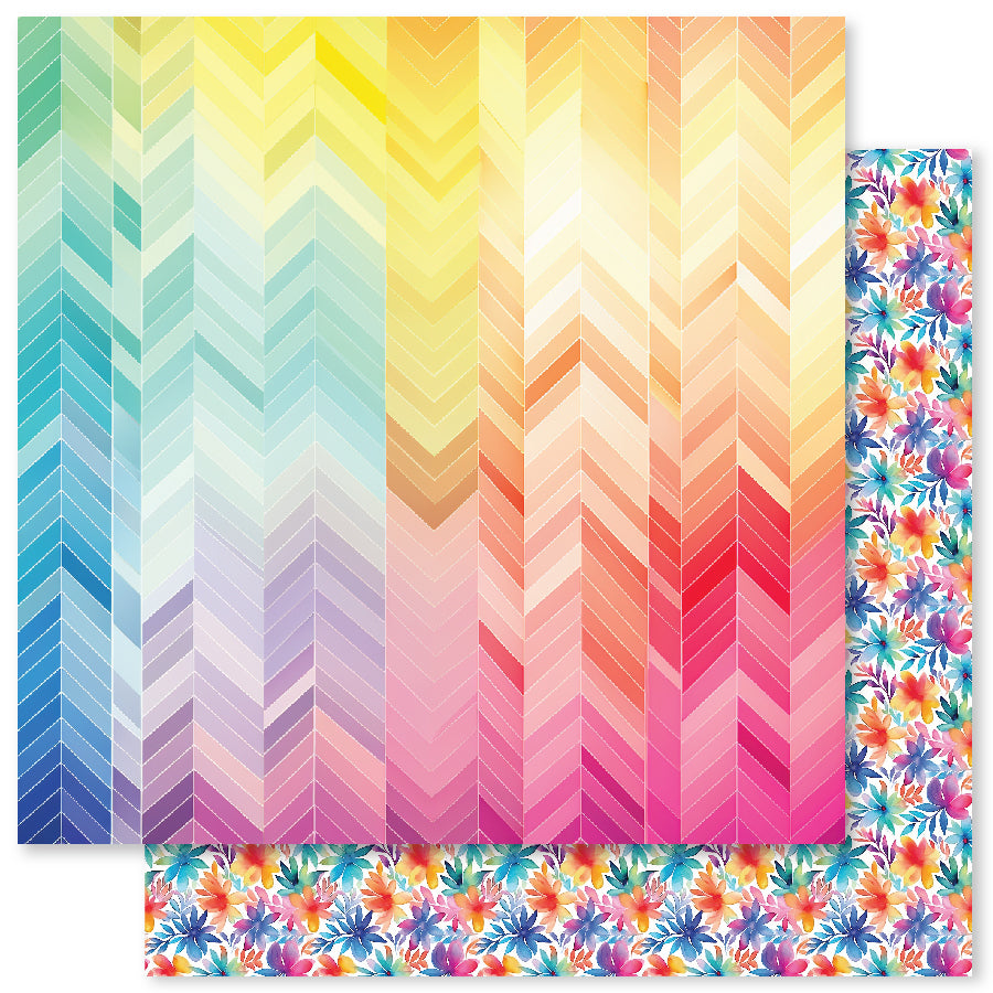 Rainbow Twirl 2.0 12x12 Paper Collection 31046
