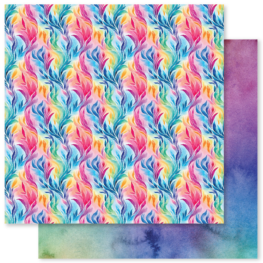 Rainbow Twirl 2.0 12x12 Paper Collection 31046