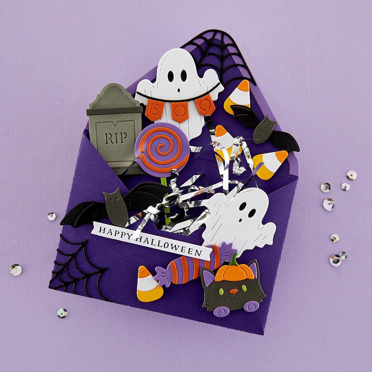 Halloween Wonder Etched Dies from the Envelope of Wonder Collection