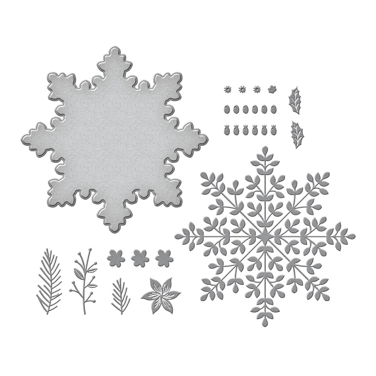 Snowflake Card Creator Etched Dies from the Bibi's Snowflakes Collection by Bibi Cameron