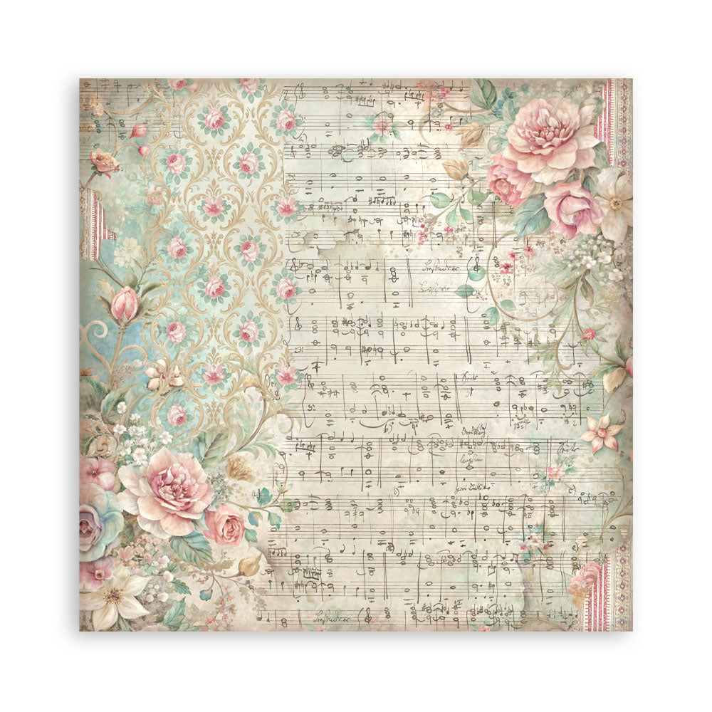 Scrapbooking Printed Pad For Art And Craft 10 Sheets cm 30.5x30.5 (12"x12") Backgrounds - Symphony