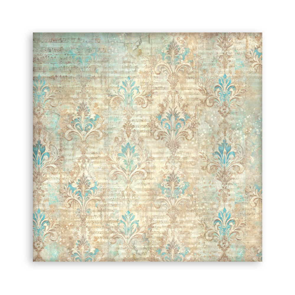 Scrapbooking Printed Pad For Art And Craft 10 Sheets cm 30.5x30.5 (12"x12") Backgrounds - Symphony