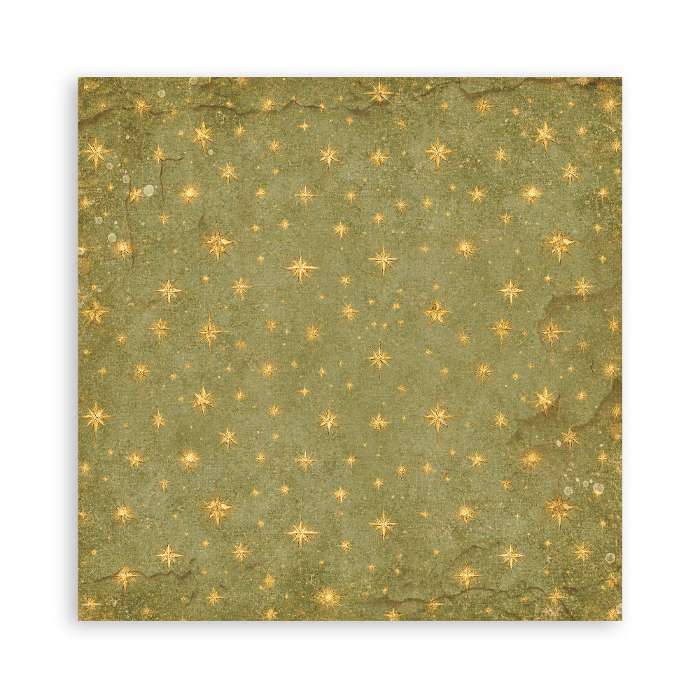 Scrapbooking Printed Pad For Art And Craft 10 Sheets cm 30.5x30.5 (12"x12") Backgrounds - Silent Night