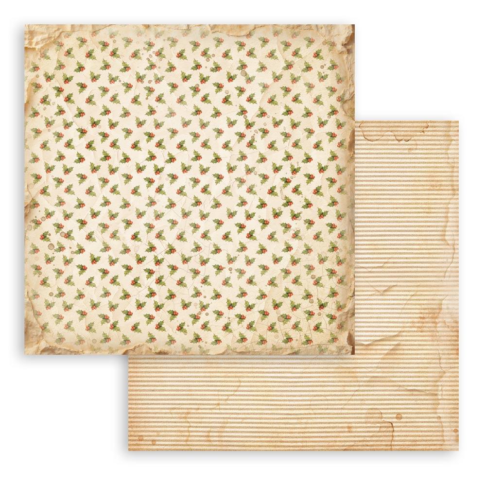 Scrapbooking Printed Pad For Art And Craft 10 Sheets cm 30.5x30.5 (12"x12") Backgrounds - Silent Night