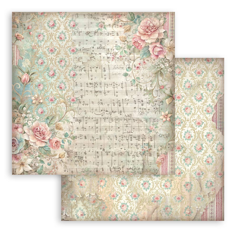 Scrapbooking Printed Pad For Art And Craft 10 Sheets cm 20.3x20.3 (8"x8") Backgrounds Symphony
