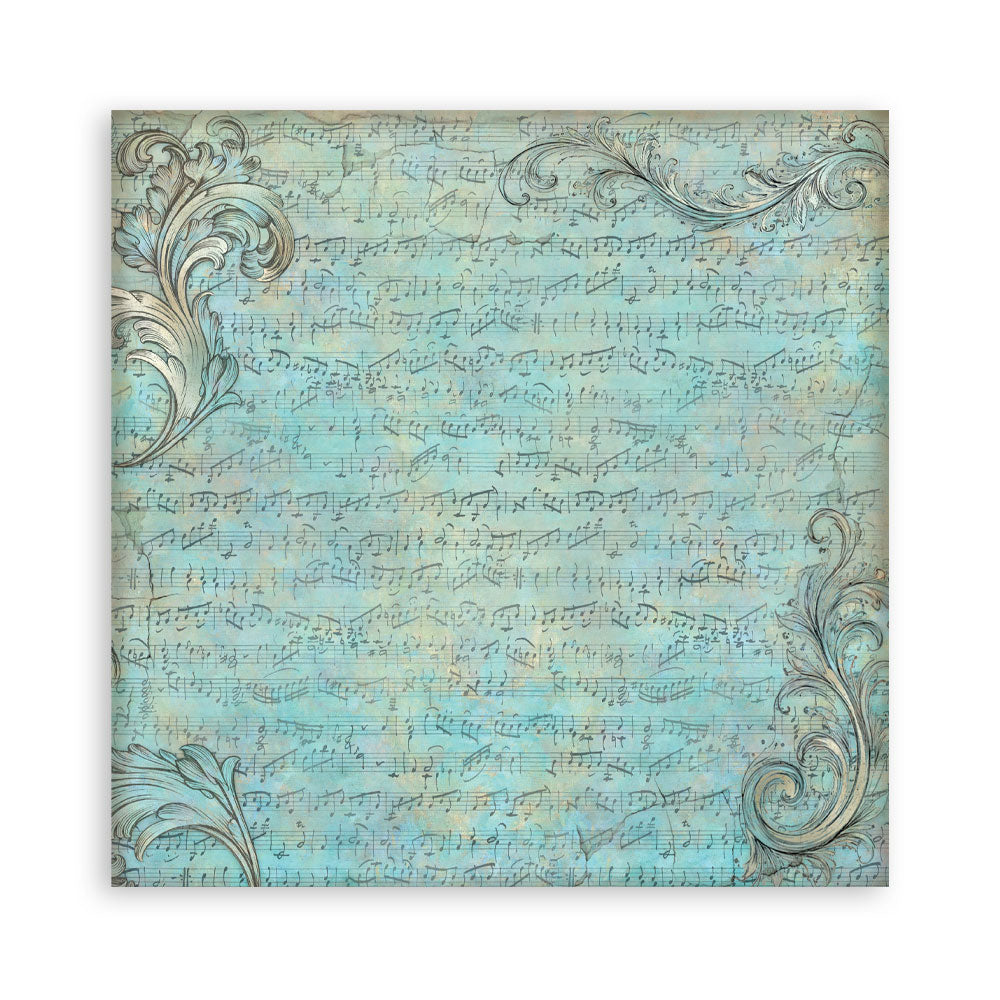 Scrapbooking Printed Pad For Art And Craft 10 Sheets cm 20.3x20.3 (8"x8") Backgrounds Symphony