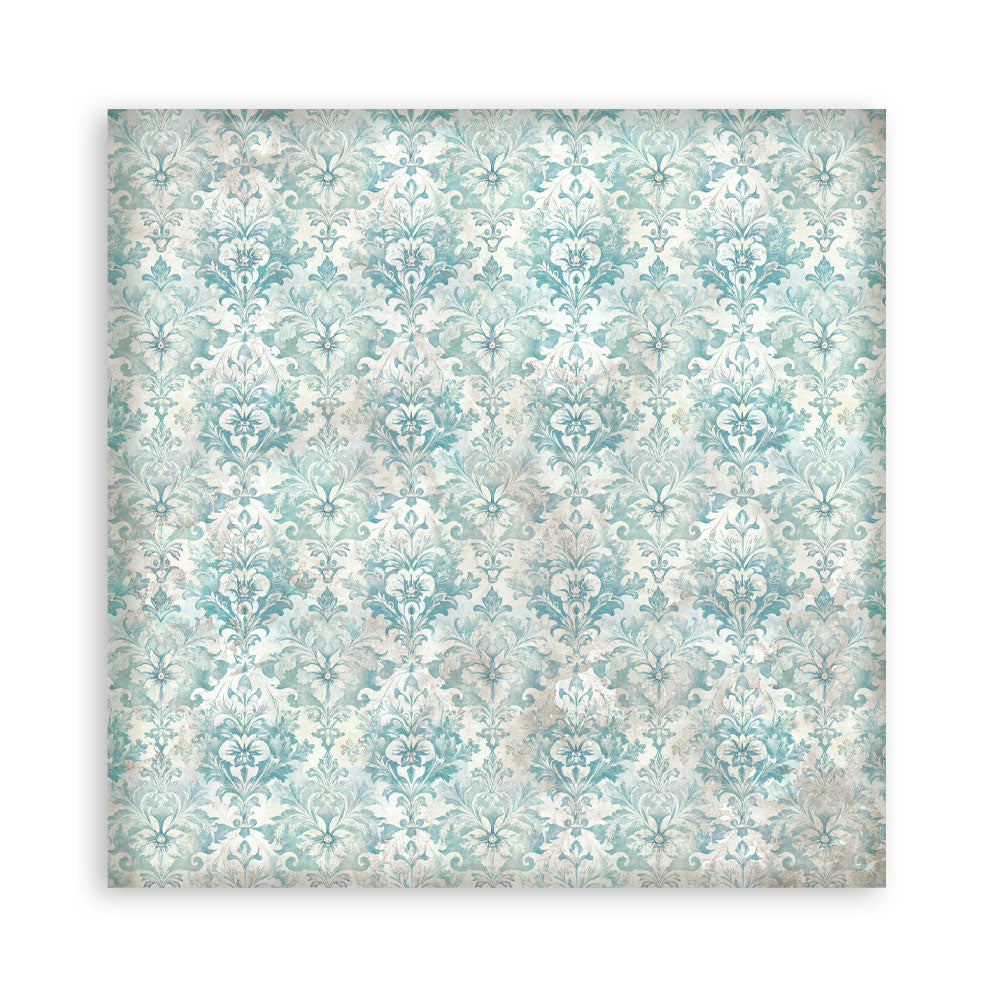 Scrapbooking Printed Pad For Art And Craft 10 Sheets cm 20.3x20.3 (8"x8") - White Christmas