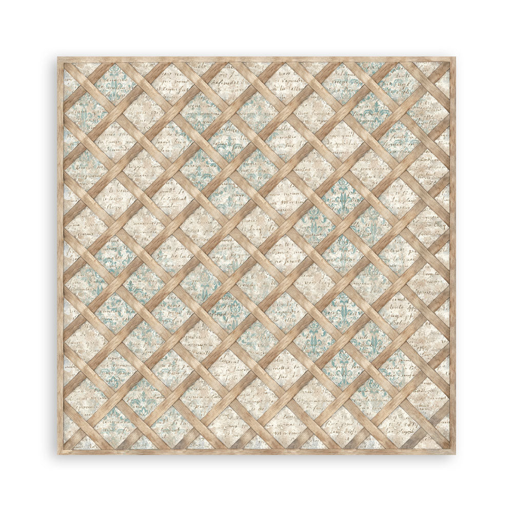 Scrapbooking Printed Pad For Art And Craft 10 Sheets cm 20.3x20.3 (8"x8") Backgrounds - White Christmas