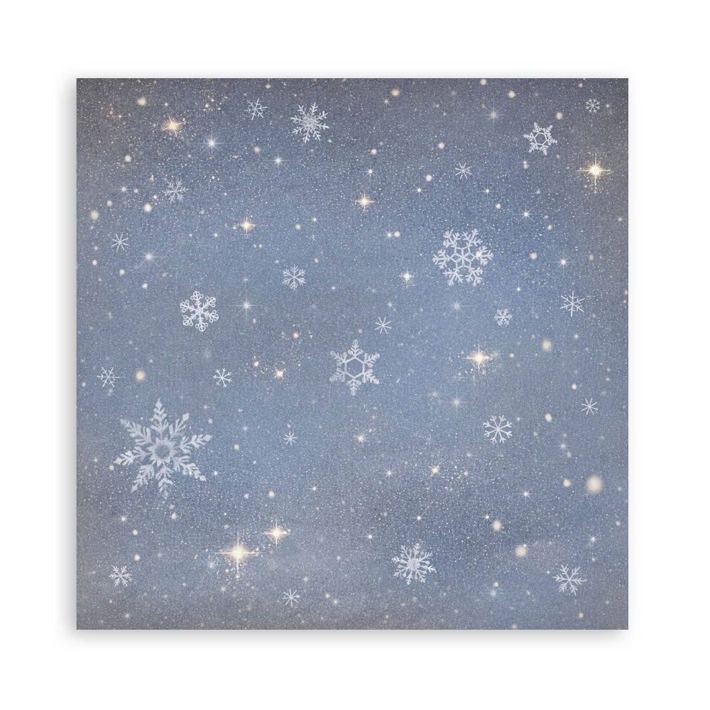 Scrapbooking Printed Pad For Art And Craft 10 Sheets cm 20.3x20.3 (8"x8") - Silent Night