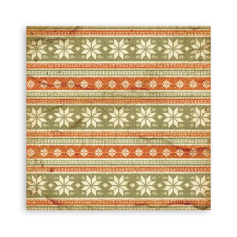 Scrapbooking Printed Pad For Art And Craft 10 Sheets cm 20.3x20.3 (8"x8") Backgrounds - Silent Night