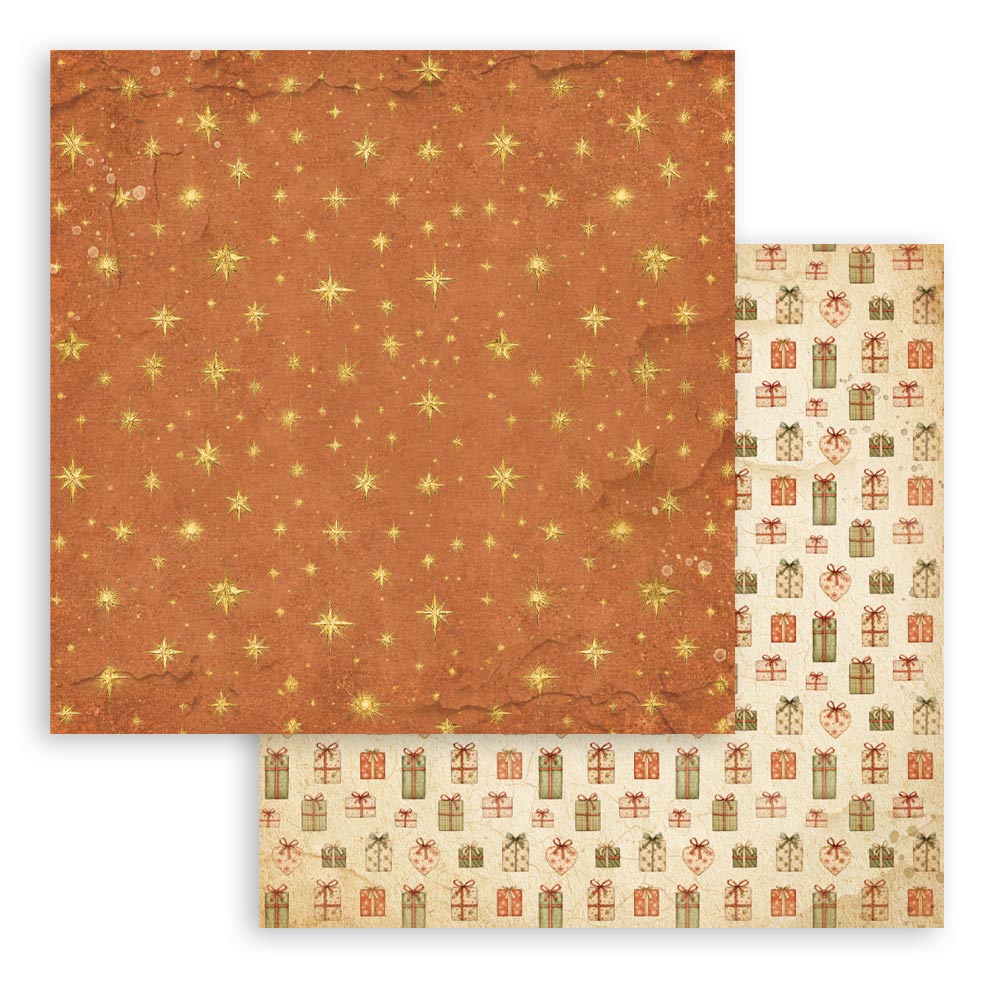 Scrapbooking Printed Pad For Art And Craft 10 Sheets cm 20.3x20.3 (8"x8") Backgrounds - Silent Night