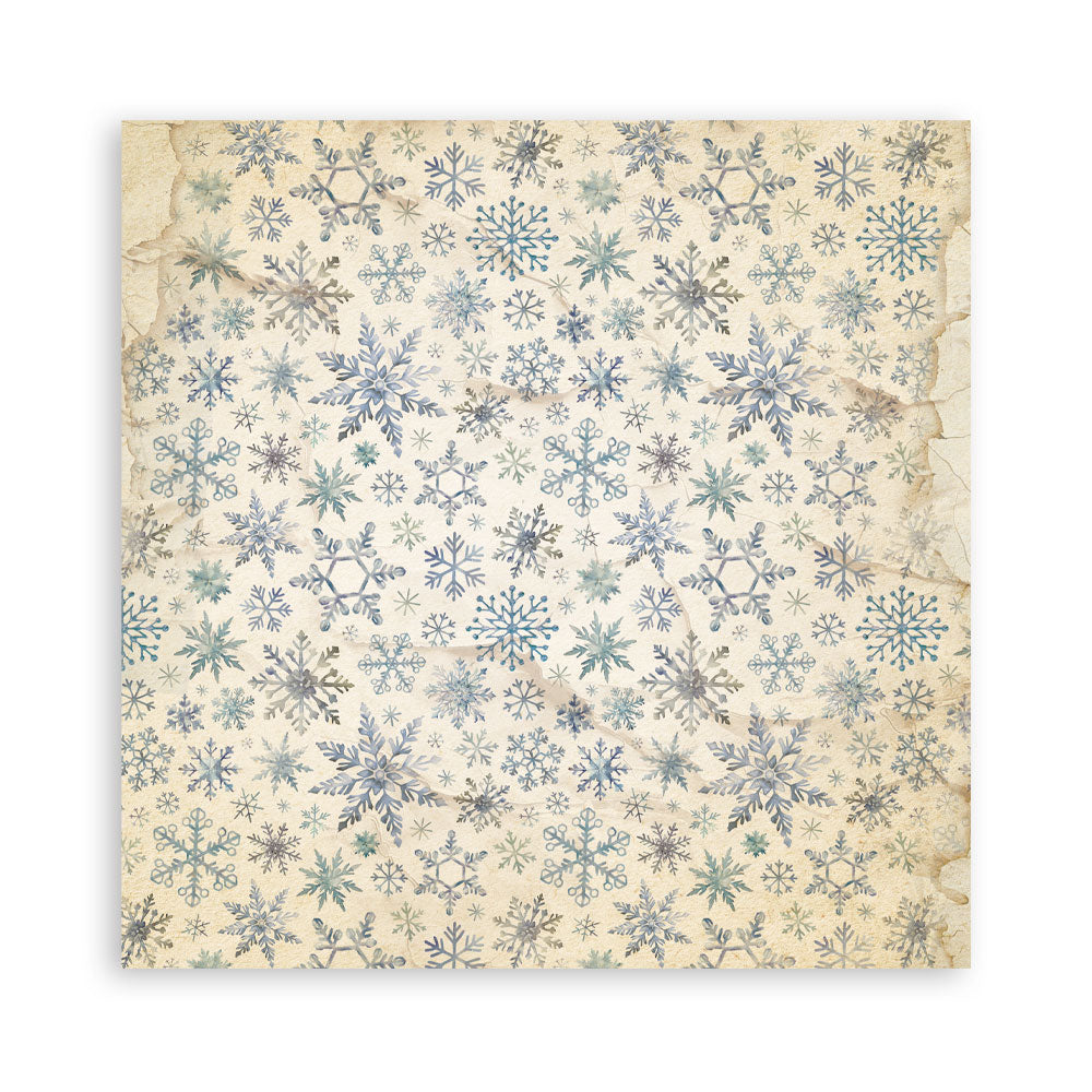 Scrapbooking Printed Pad For Art And Craft 10 Sheets cm 20.3x20.3 (8"x8") Backgrounds - Silent Night