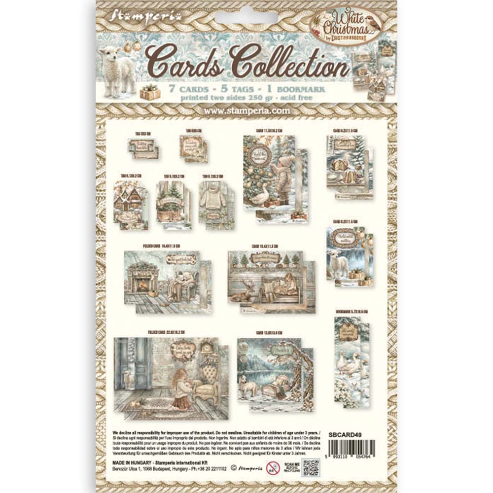 Printed Art Cards Collection - White Christmas
