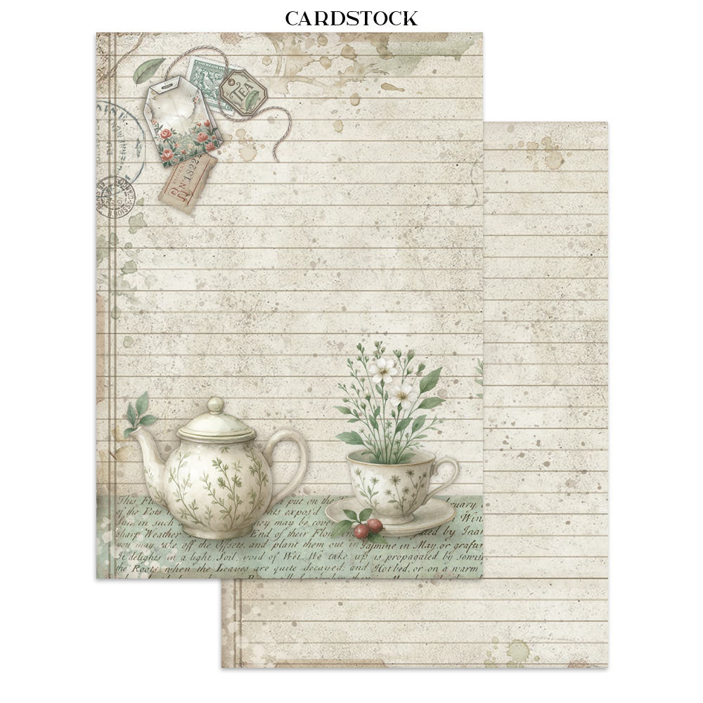 Printed Art Junk Journal: Stickers, Cut-Outs, Backgrounds For Art And Craft - Herbarium Silvae