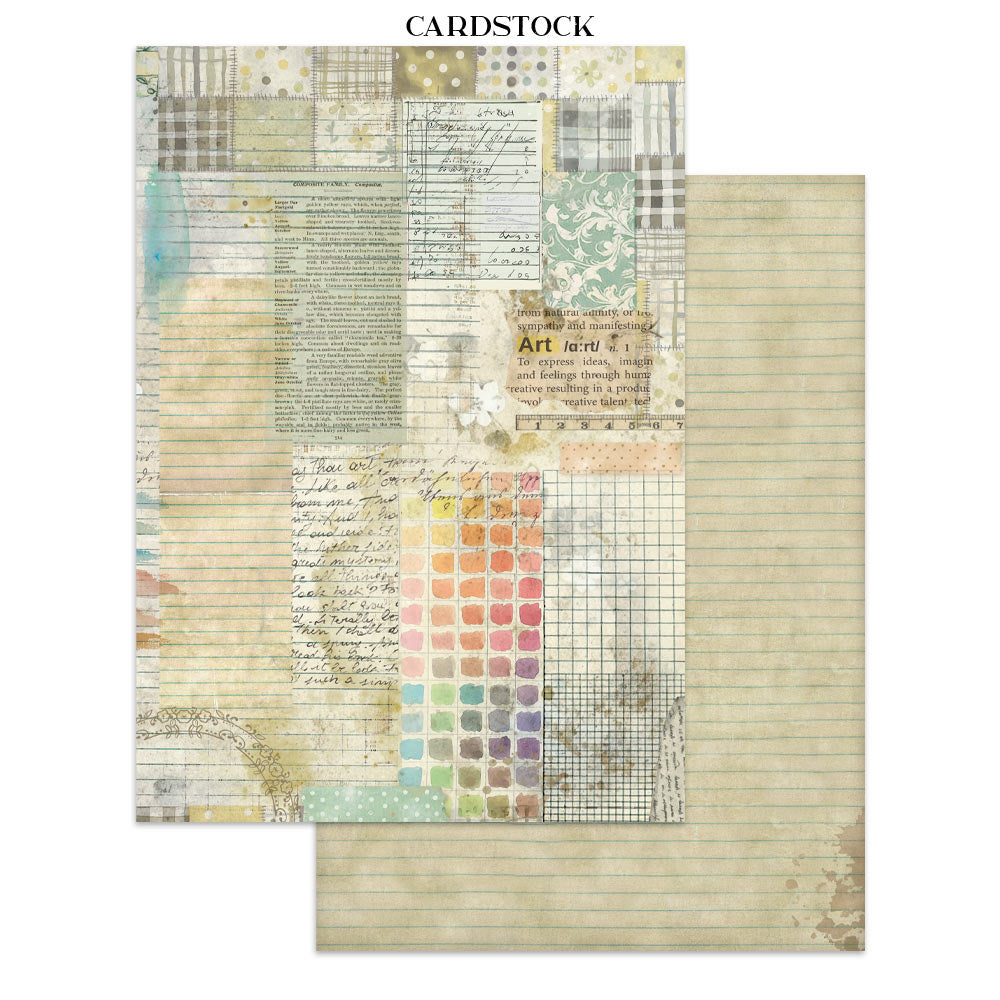 Printed Art Junk Journal: Stickers, Cut-Outs, Backgrounds For Art And Craft - Daisy Art